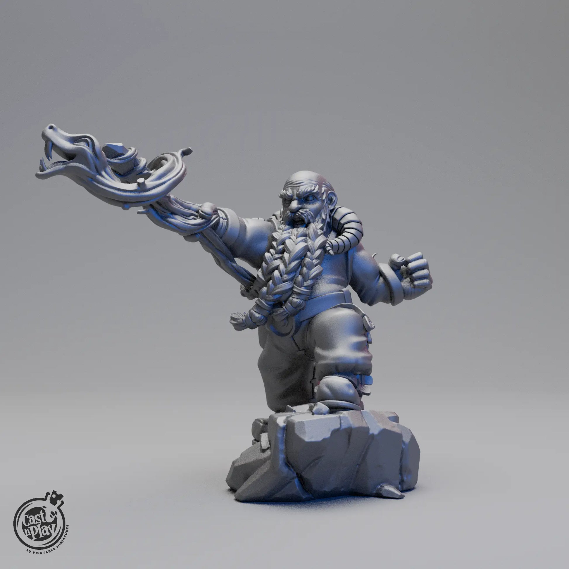 Produkt, Druid, Hebt den Arm mit einer Schlange, Version 2