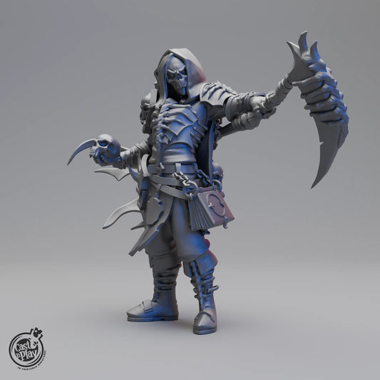 Produkt, menschlicher Warlock, Dead Wizard, Stehend, zeigt mit seiner Lanze auf jemanden, Version 1