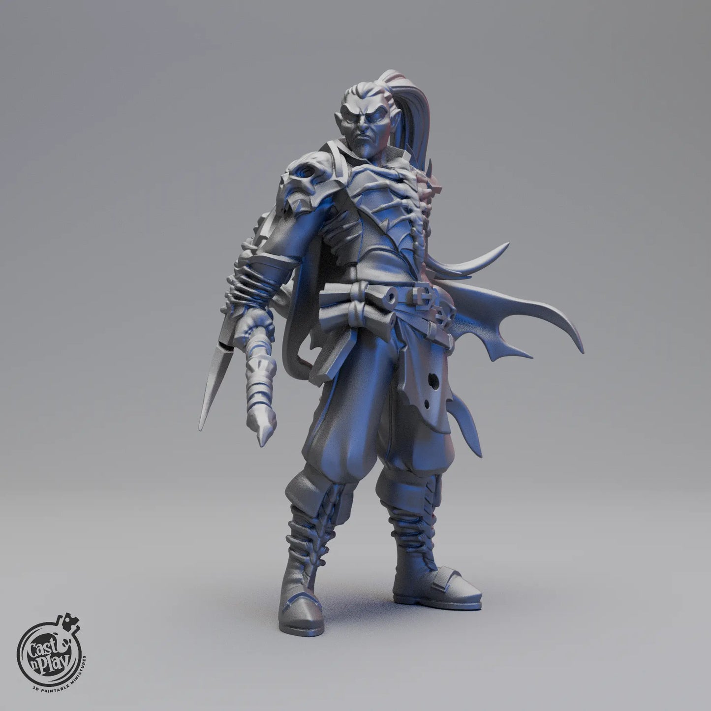 Produkt, menschlicher Warlock, bedrohlich stehend, Version 3