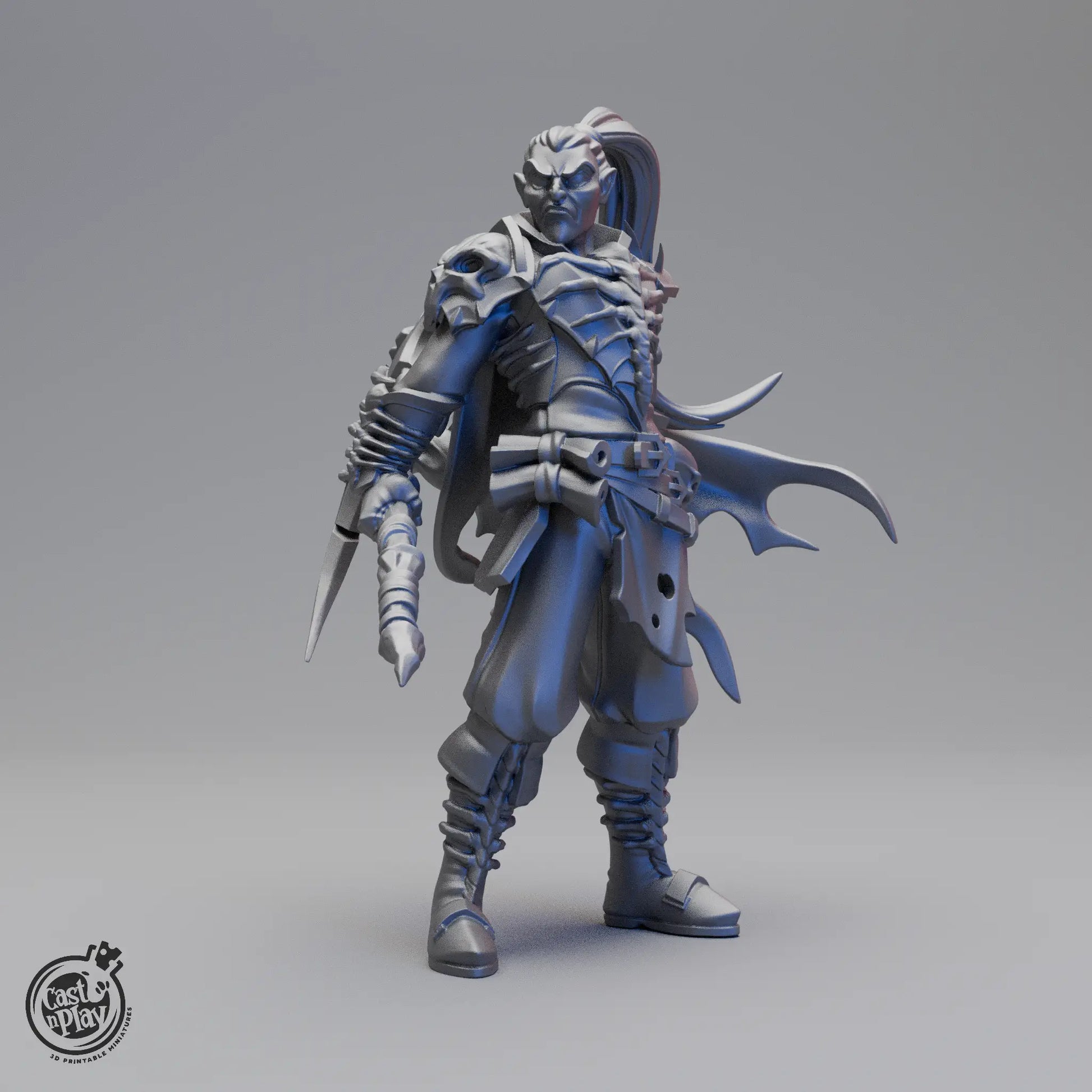 Produkt, menschlicher Warlock, bedrohlich stehend, Version 3