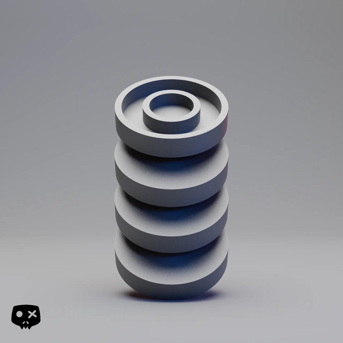 Produkt, Base 25 mm rund